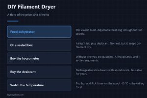 DIY Filament Dryer — A third of the price, and it works