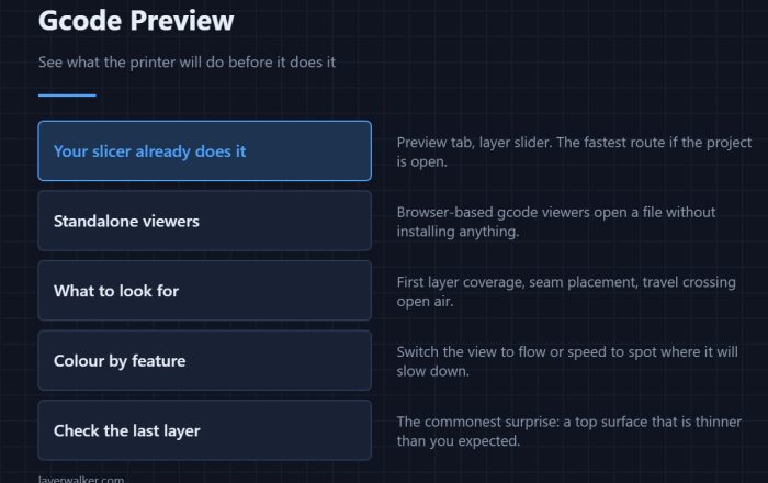 Gcode Preview — See what the printer will do before it does it