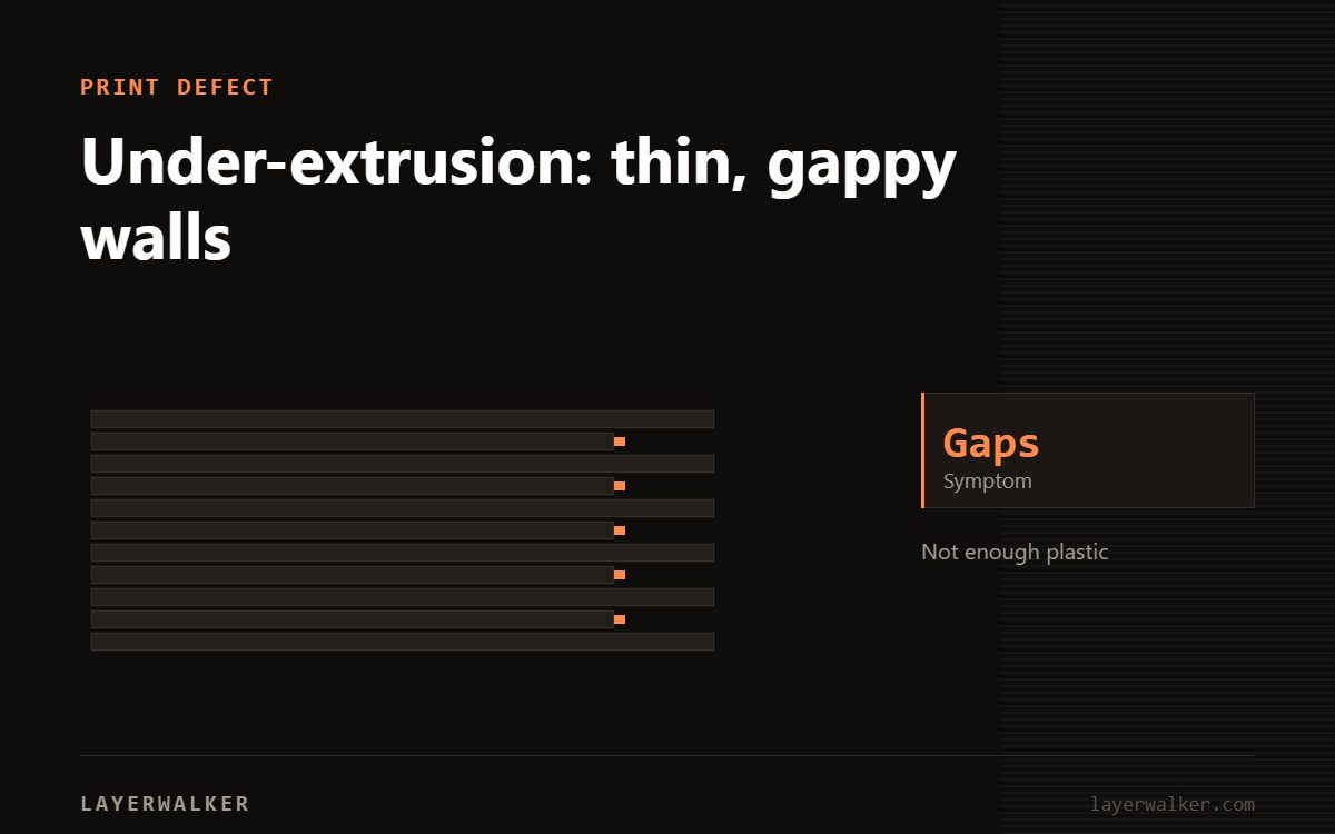 Diagram of a layer stack showing the gap print defect.
