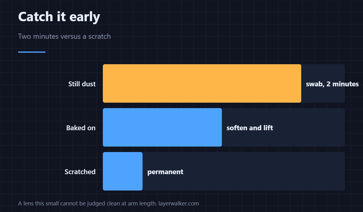 A third camera, the smallest lens, and the one AI monitoring needs.